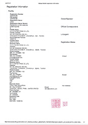 FDA 美国食品药物管理局认证